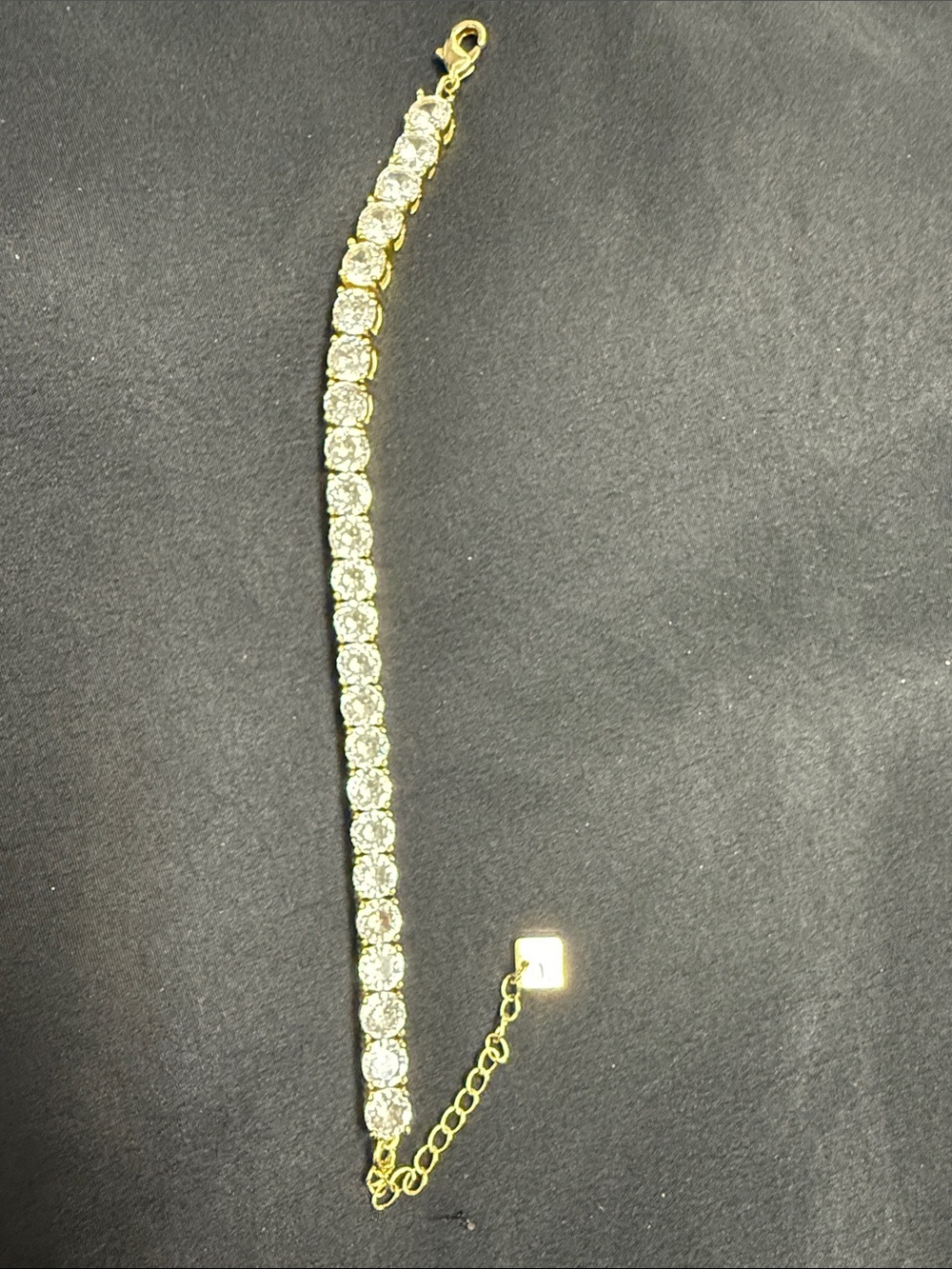 Park Lane Gold-Tone Bracelet with Clear Stones